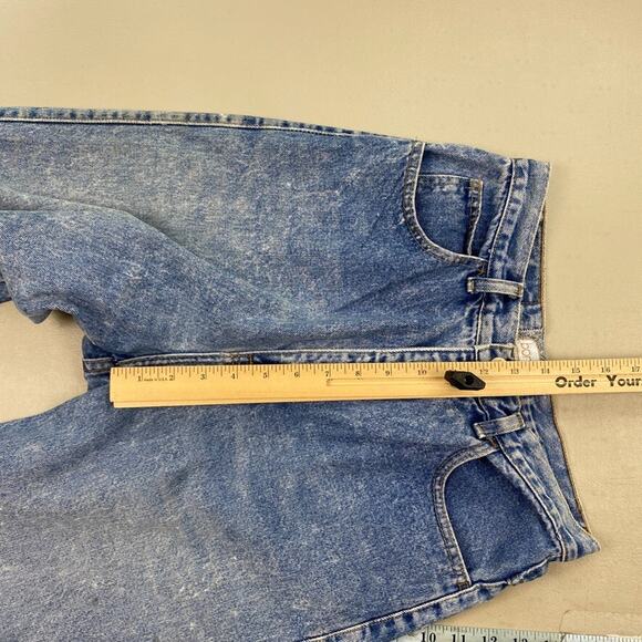 Vintage Bonjour Cut Off Jean Shorts Womens 12 27x16 Acid Wash High Rise 80s 90s - Picture 9 of 15